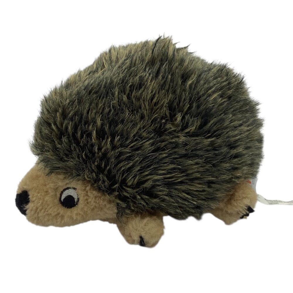 Hedgehog‎ Plush Dog Toy Outward Hound 7” Faux Fur Pet Squeaks